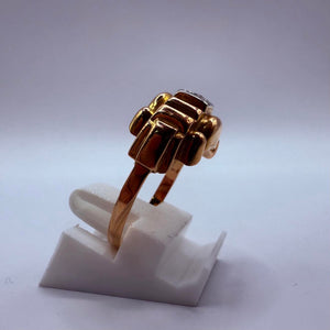 Bague Chevalière en Or Jaune 18K Taille-56.5
