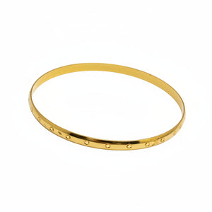 Bracelet Jonc fermé en or jaune 18K - 11.52 G