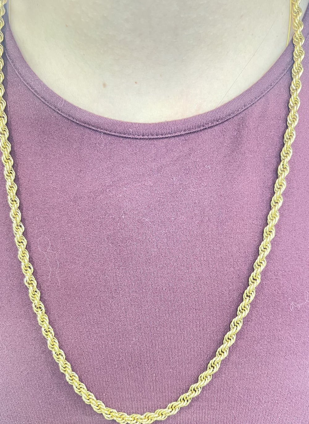 Collier Sautoir en Or Jaune 18K 13.71 Grs