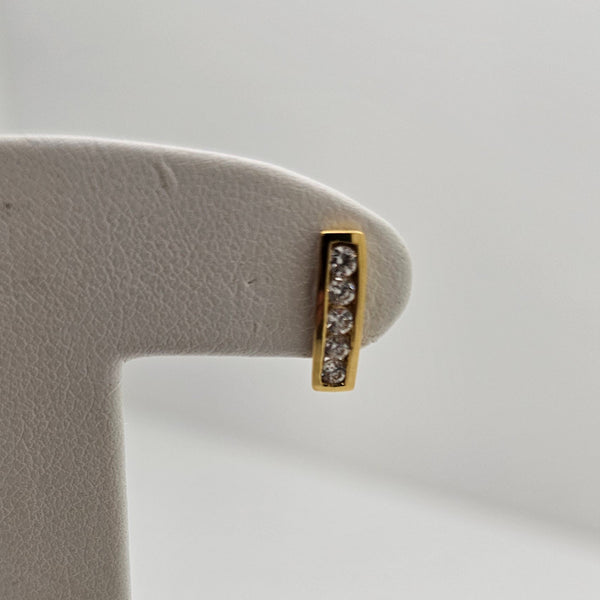 Boucles d'oreilles en Or Jaune 18 K - 1.06 G