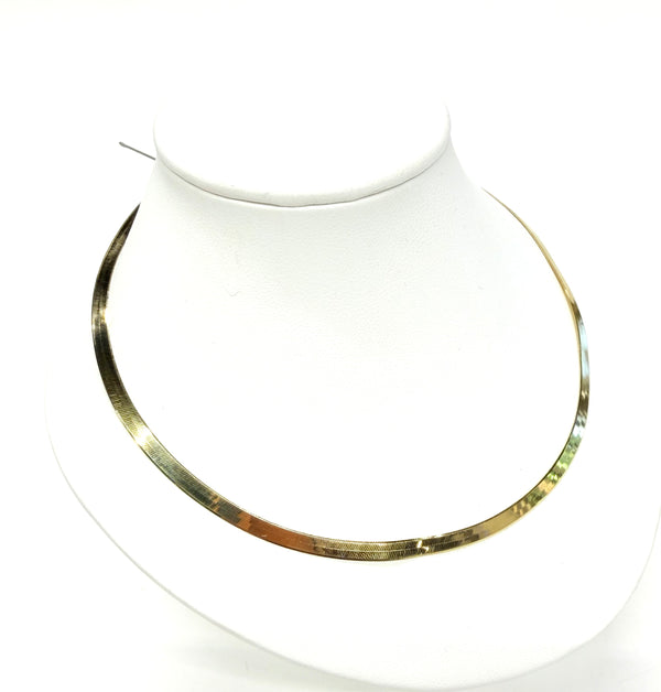 Collier Ras du Cou en Or Jaune 18k - 7.22 G