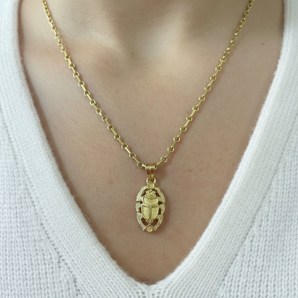 Pendentif Solitaire en Or Jaune 18K - 2.75g