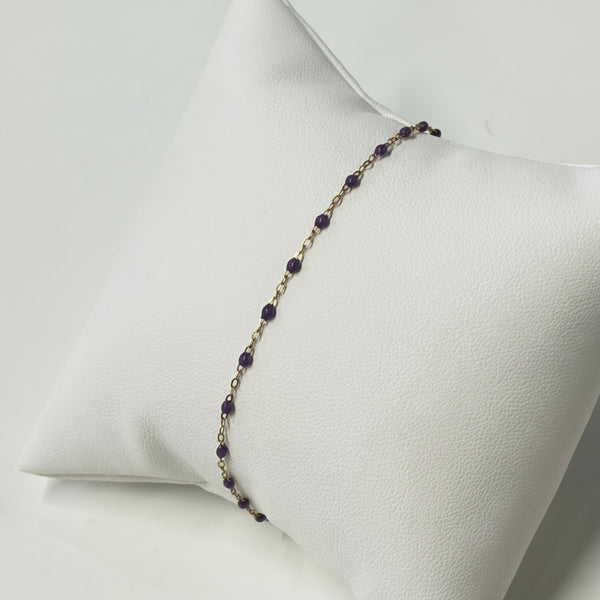 Bracelet Maillon Forçat Or Rose 18 Carats