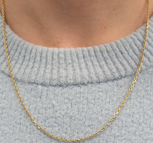 Collier en  Or Jaune 18 Carats Longueur -51CM