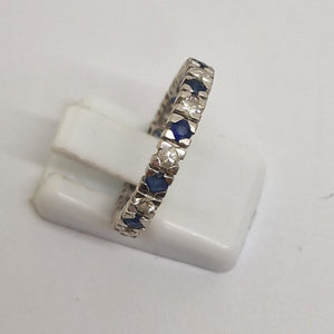 Bague en Or Gris 18K Taille-51