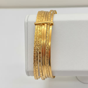 Bracelet jonc en or jaune 18K -  31.16G