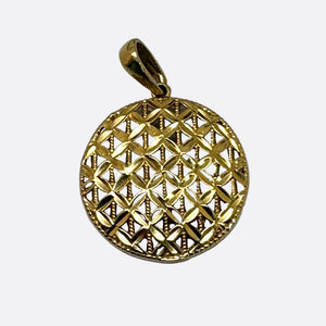 Pendentif Médaille en Or Jaune 18K - 1.47g