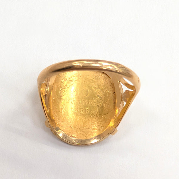 Bague  Or Jaune 18k Poids -5.33 Grs Taille -55