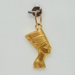 Pendentif Nefertiti en Or Jaune 18k