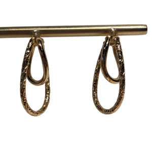 Boucles d'oreilles créoles en or jaune 18k - 1.96 G
