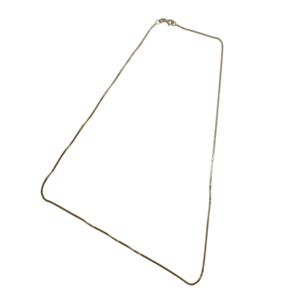 Collier Matinée Gourmette en Or Jaune 18K