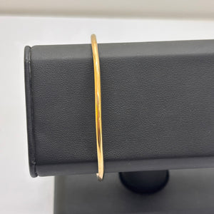 Bracelet Jonc Or Jaune 750/1000 18 Carats 14.03 Grs