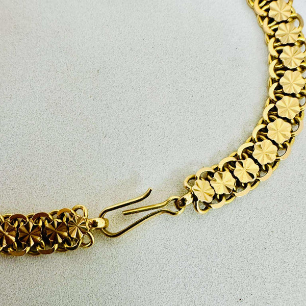 Collier Princesse Or Jaune 24.58 18 carats Taille 39