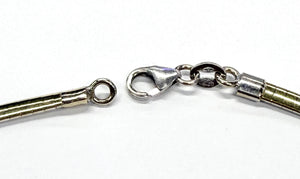 Collier Ras du Cou en Or Blanc 18k