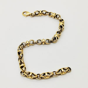 Bracelet Fantaisie en Or Jaune 18K 17.37 Grs