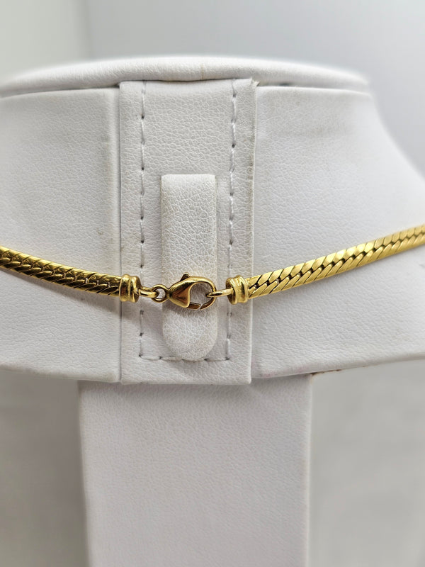 Collier Serpent Or Jaune 18 K - 7.36 G