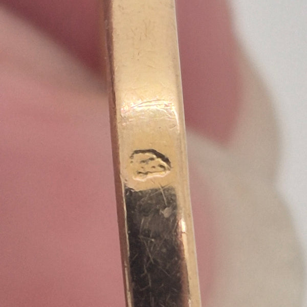 Camée en Or Jaune 18 Carats - Taille 51