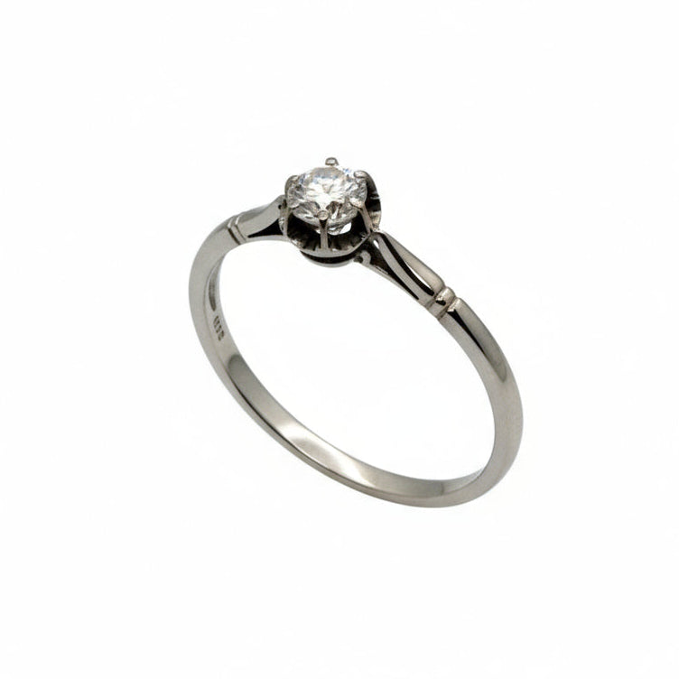 Bague en Or blanc 18 carats - Taille 54