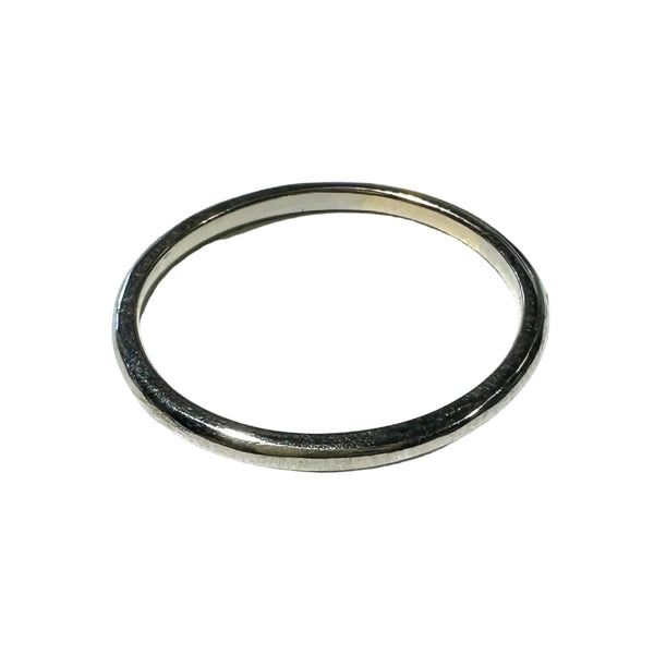 Alliance en Or Blanc 18k