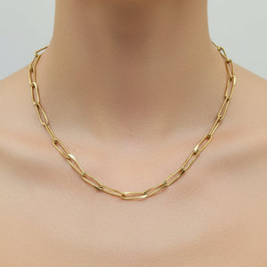 Collier Matinée Or Jaune 18 K Maille Cheval