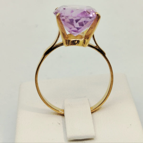 Bague en Or Jaune 18K -Taille 57