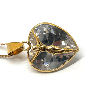 Pendentif Symbole Or Jaune 18 Carats avec Oxydes