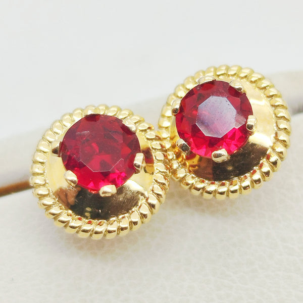 Boucles d'oreilles en Or jaune 18K - 2.13g