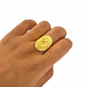 Bague en Or Jaune 18K - 7.59Grs - Taille 55