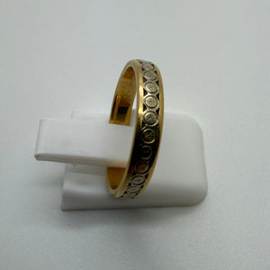 Bague en Or Jaune 18K - Taille 53