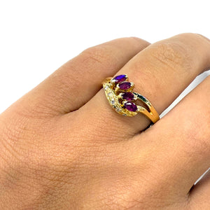 Bague Or Jaune 18k Taille-54