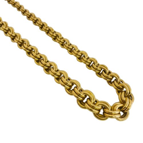 Collier Ras du Cou Original en Or Jaune 18 Carats - 23.45 Grs