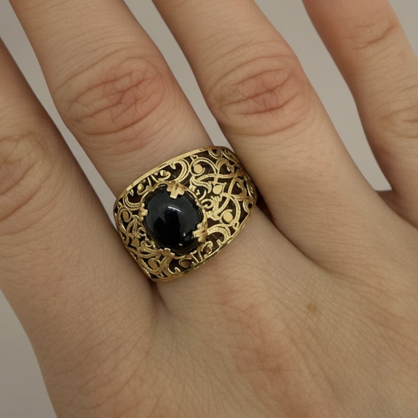 Bagues en or jaune 18k -  4.56 G