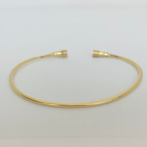 Bracelet Jonc Malgache en Or Jaune 18K