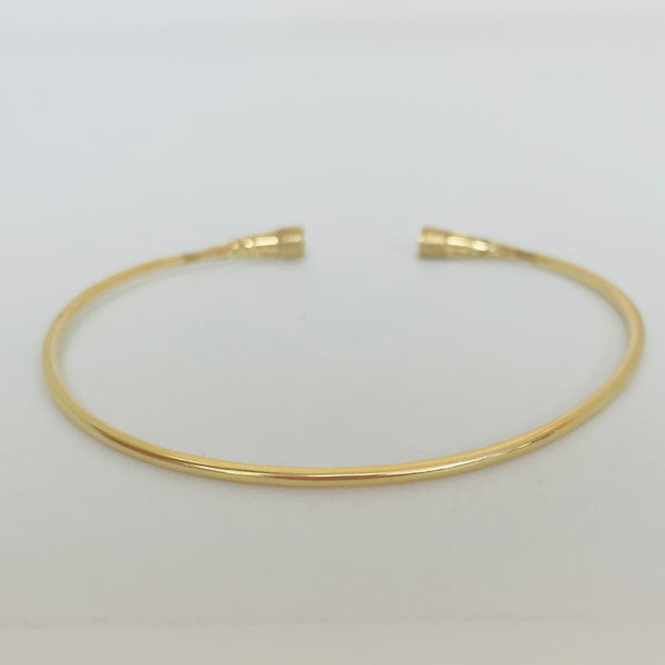 Bracelet Jonc Malgache en Or Jaune 18K