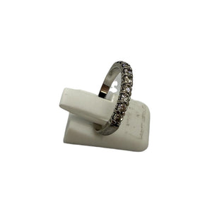 Bague Diamants en Or Blanc 18K - Taille 54 - 2.61G