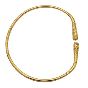 Bracelet Jonc en Or Jaune 18k - 13.97 Grs