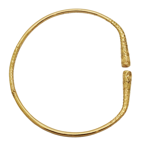 Bracelet Jonc en Or Jaune 18k - 13.97 Grs