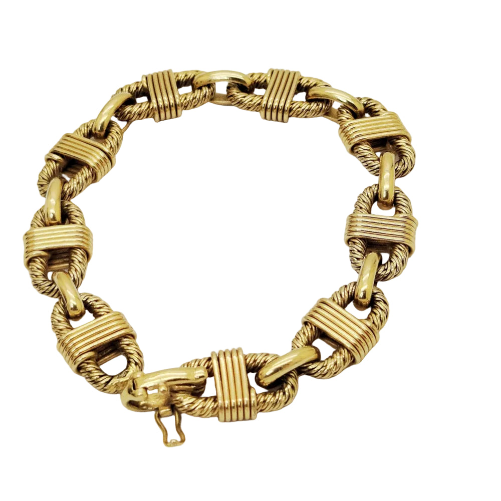 Bracelet en or jaune 18 K -  40.27 G