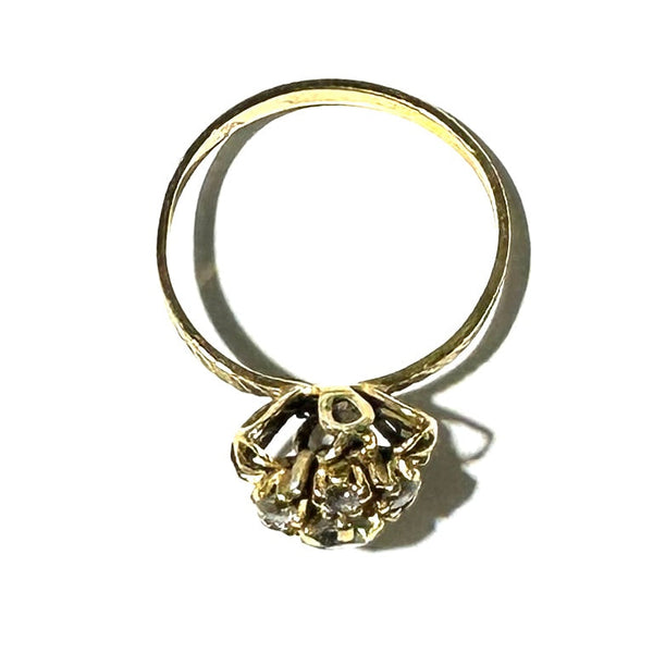 Bague en Or Jaune avec Oxyde de Zirconium