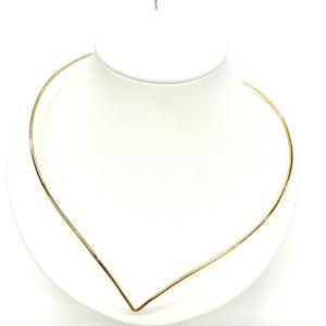 Collier Ras du Cou en Or Jaune 18k - 7.90 Grs