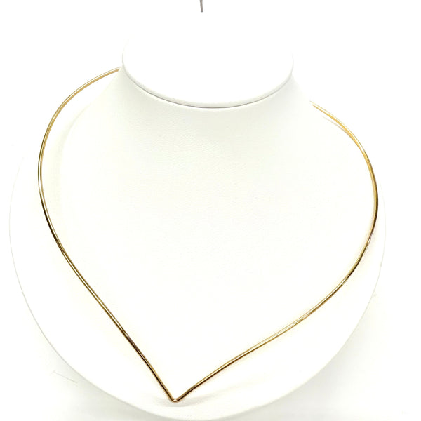 Collier Ras du Cou en Or Jaune 18k - 7.90 Grs