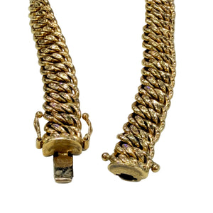 Bracelet Maille Américaine Or Jaune 18k