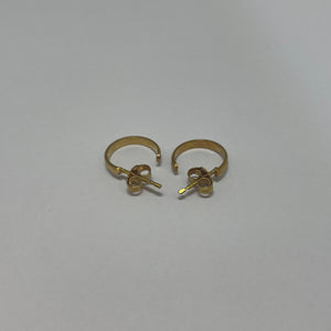 Boucles d'oreilles en Or Jaune 18 Carats - 1.54 Grs