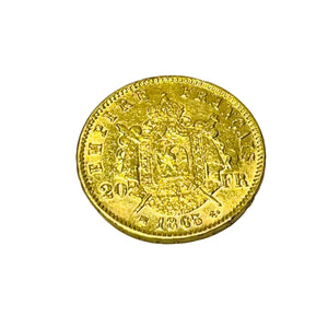 Pièce Louis d'or Napoléon 20 Franc