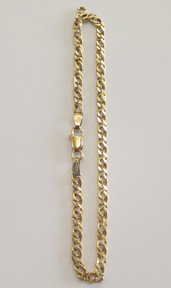 Bracelet Maillon en Or Jaune 18 K - 5.29 Grs