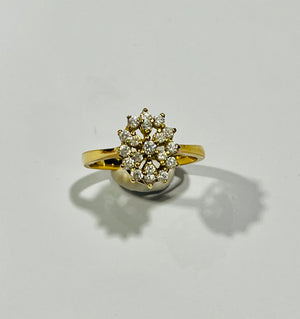 Bague Or jaune 18 K - Taille 54 - 3.95 G