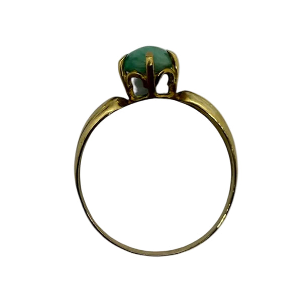 Bague en Or Jaune 18K avec Tanzanite