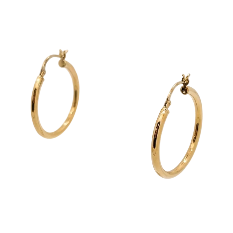 Boucles d'Oreilles en Or Jaune 18K - 1.65G