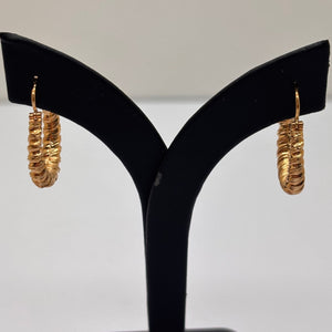 Créoles en Or jaune 18K - 1.79g