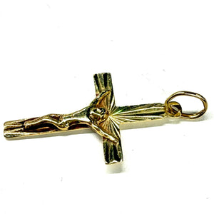 Pendentif Croix en Or Jaune 18K - 1.30g